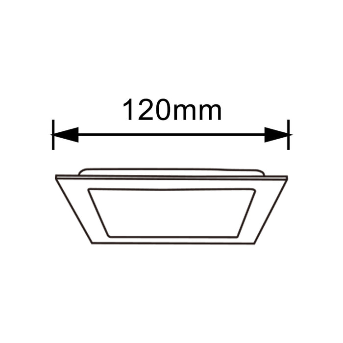 Pannello LED da incasso 6W P-105A-Q3C