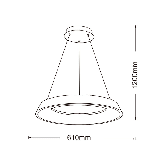 LAMPADARIO LED A71-N3C