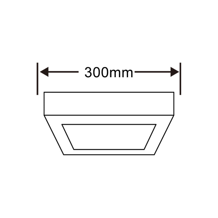 Pannello LED a soffitto 24W P-300B-Q3C