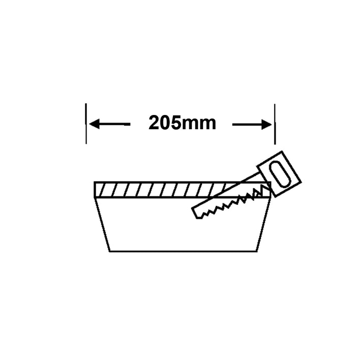 Pannello LED da incasso 18W P-205A-Q3C