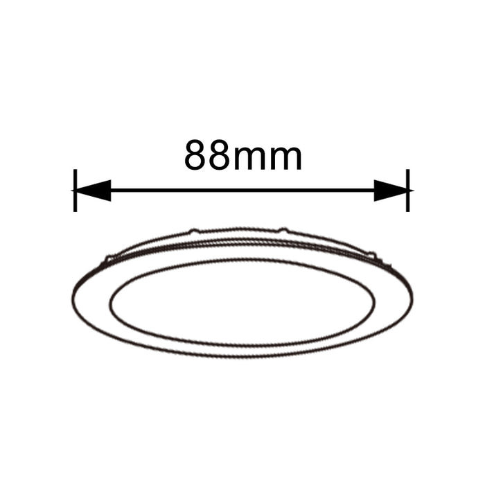 Pannello LED da incasso 3W P-73A-T3C