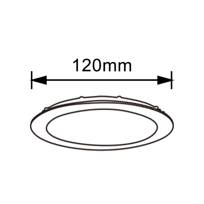 Pannello LED da incasso 6W P-105A-T3C