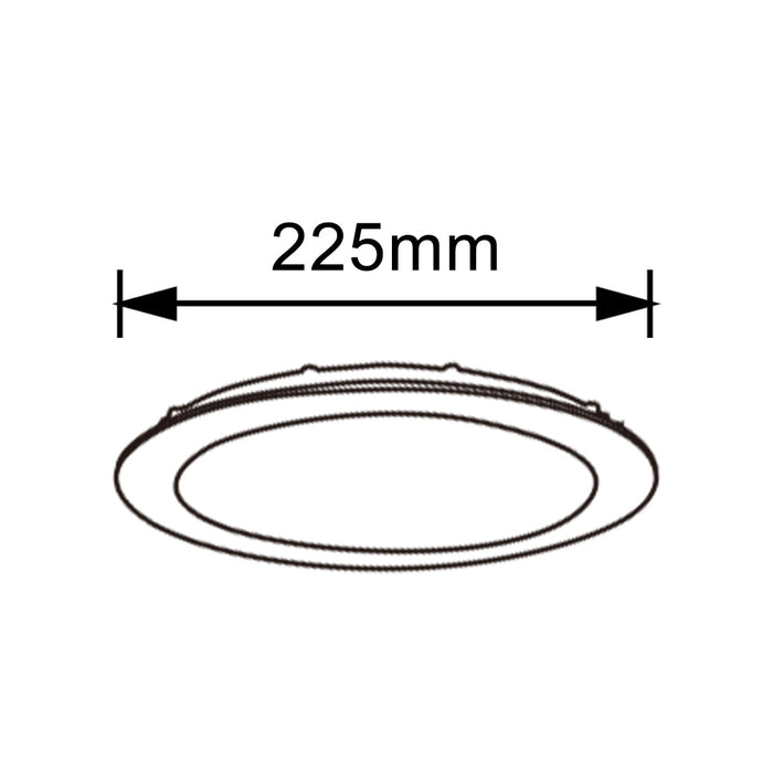 Pannello LED da incasso 18W P-205A-T3C