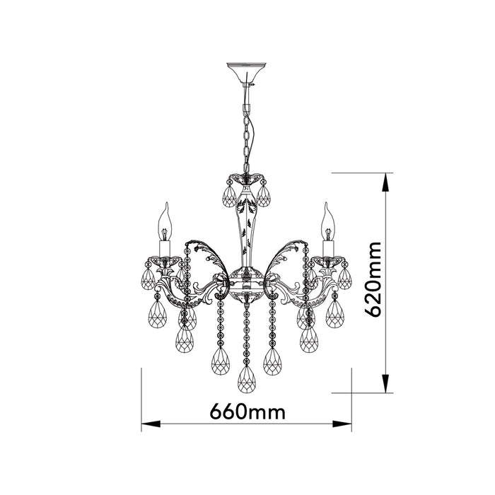 Lampadario E14 A01-6