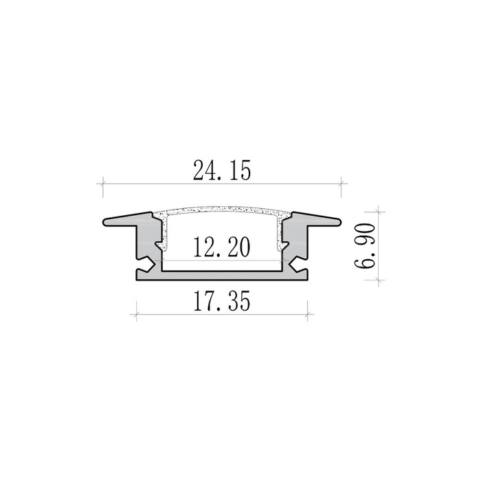 Profili per strisce led AL-02