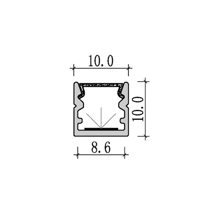 Profili per strisce led AL-20-S
