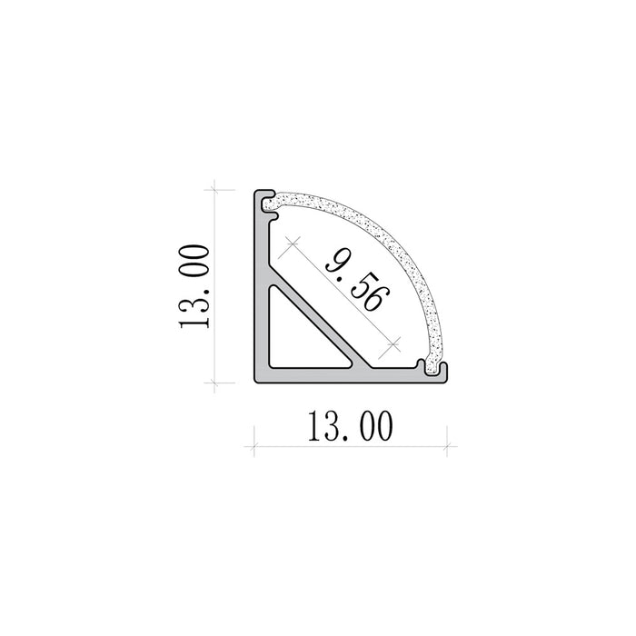 Profili per strisce led AL-24-S
