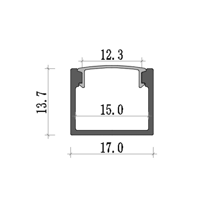 Profili per strisce led AL-32-S