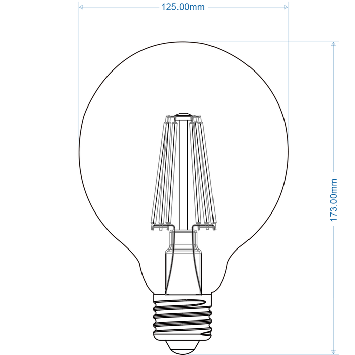 Lampadina LED E27 18W G125-18W-C