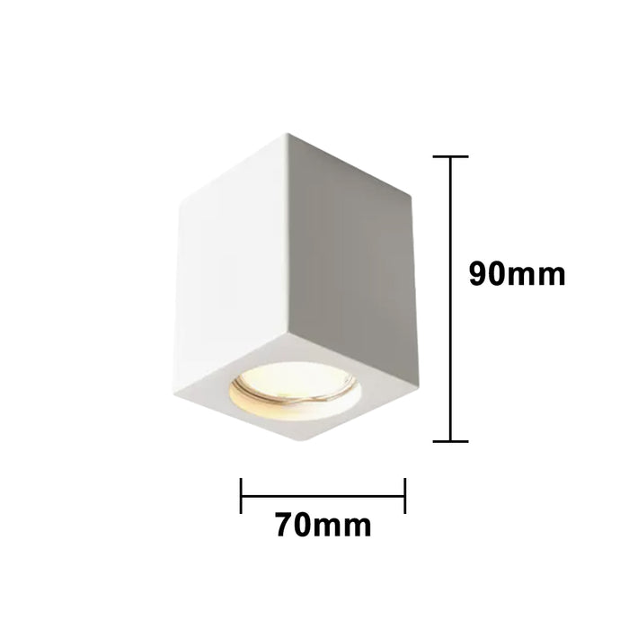 Plafoniera in gesso GU10 GS-C90-Q