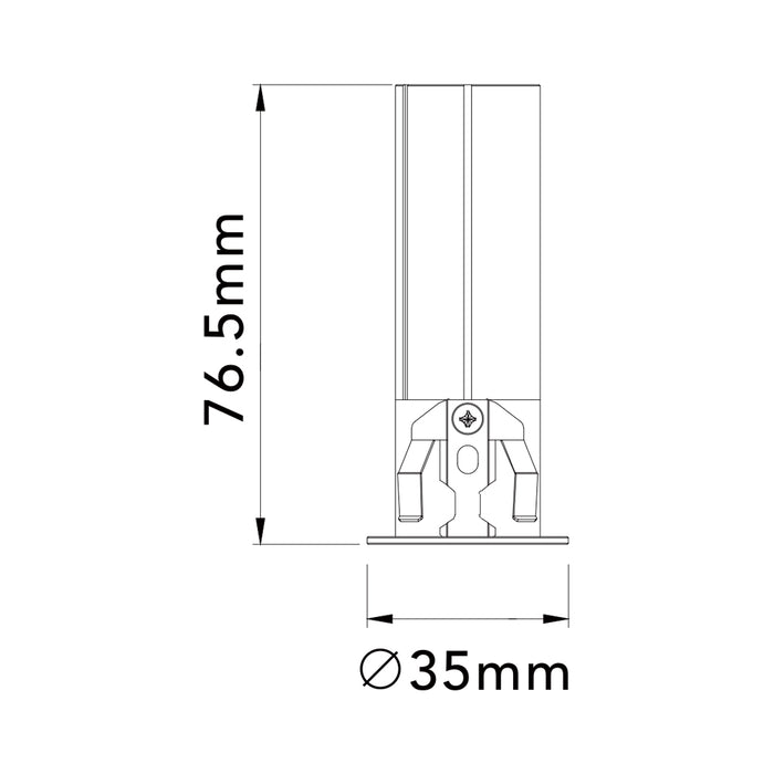 Faretto da incasso HTSD3-F-R30-3C