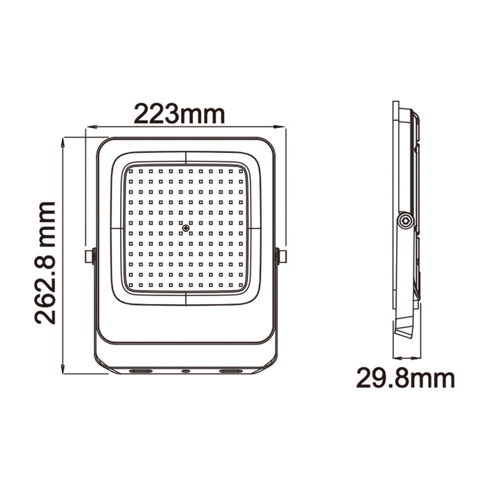 Faretto led JR-100W-3C