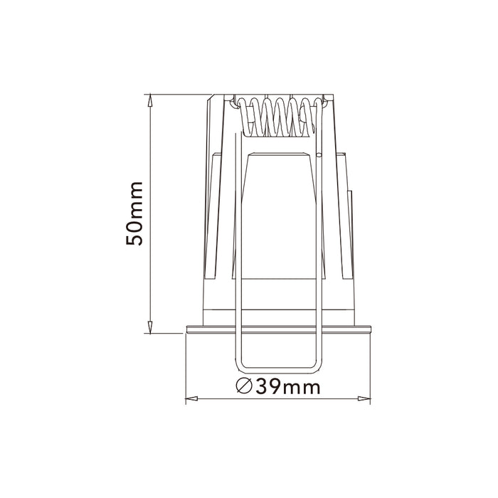 Faretto da incasso TSD011-35-3C