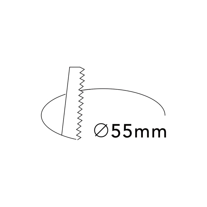 Faretto da incasso TSD011-55-3C