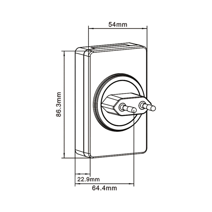 Luce notturna a led con interruttore XGCMD-002-N