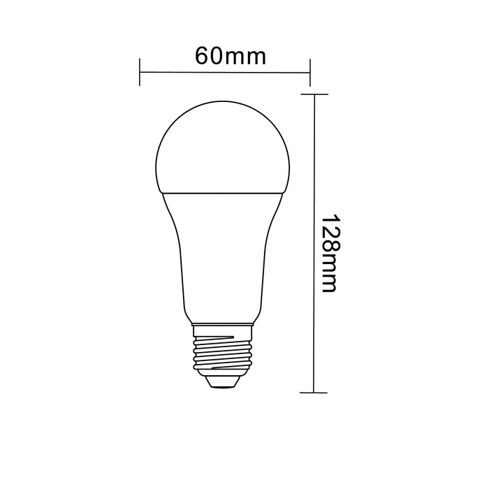 LAMPADINA LED E27 20W A60-20W-N