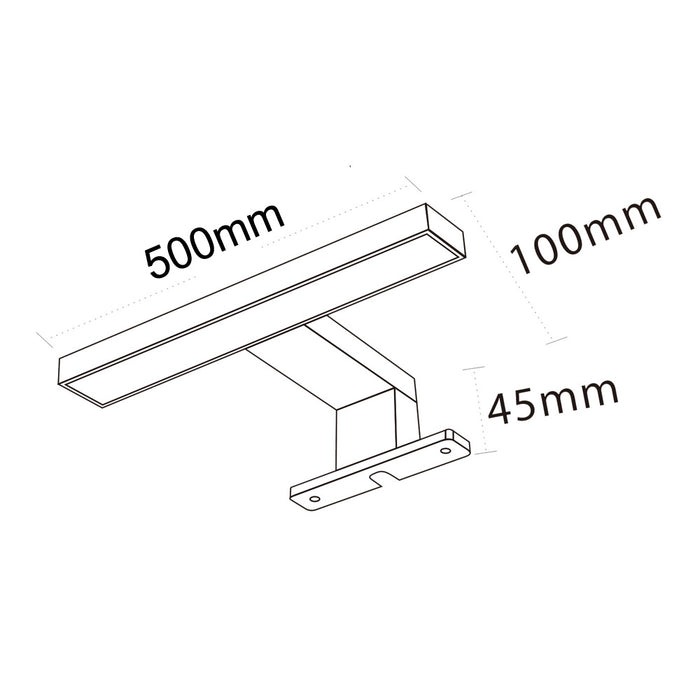 LAMPADA LED DA SPECCHIO 7W 500P-AN