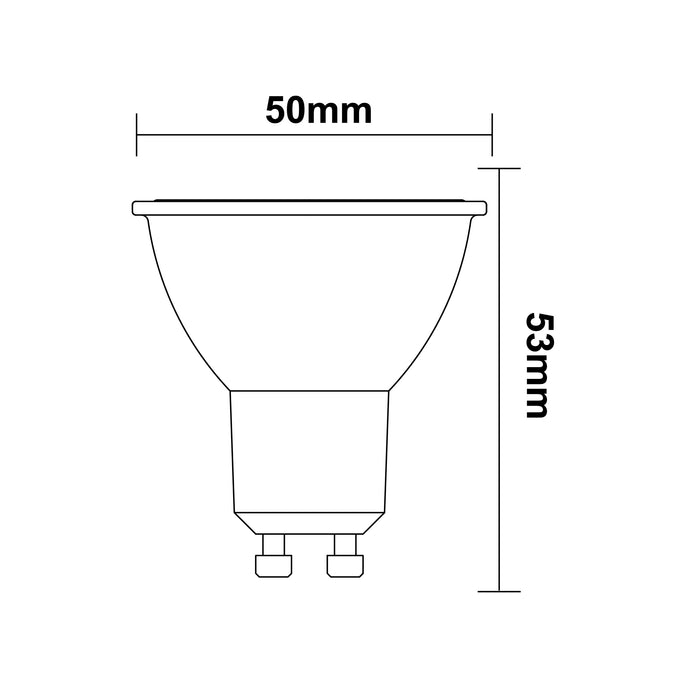 LAMPADINA LED GU10 9W GU10-04F