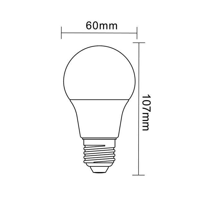 LAMPADINA LED E27 9W A60H-9W-F