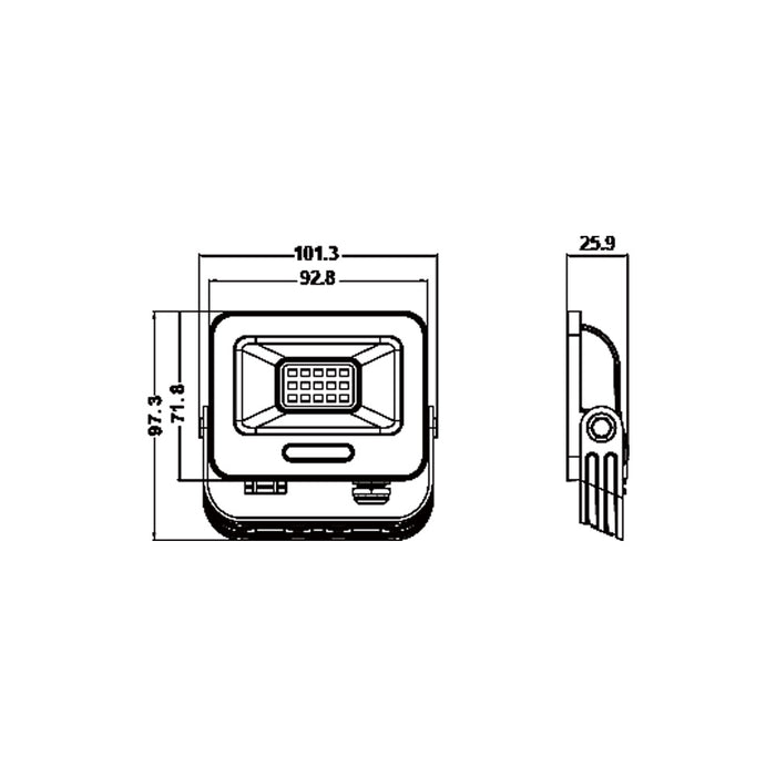 FARETTO LED EK05-10W-NC