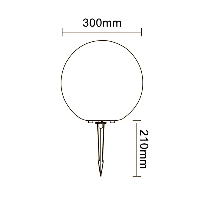 Sfera led da esterno E27 ES50-300