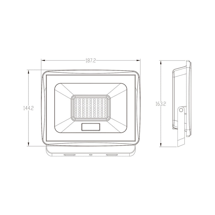 FARETTO LED EK02-50W-GC