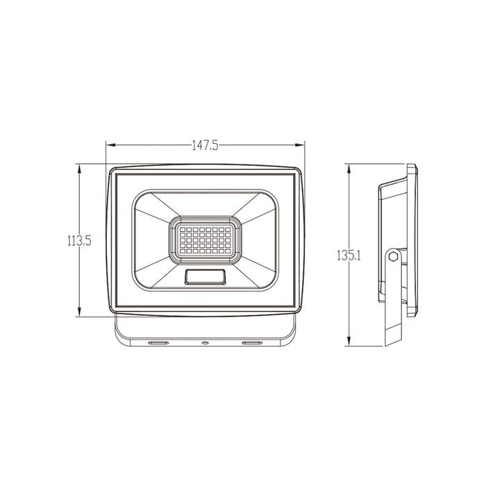 FARETTO LED EK02-30W-BC