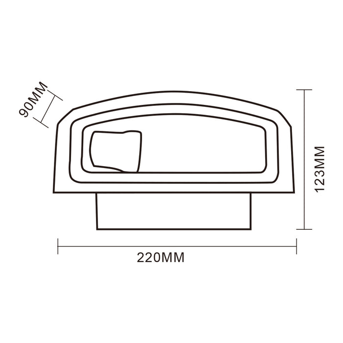 Applique da esterno E27 ES29-B