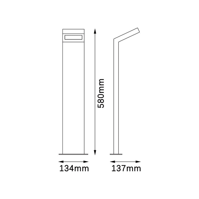 Lampione da giardino 954PA-H580-GN