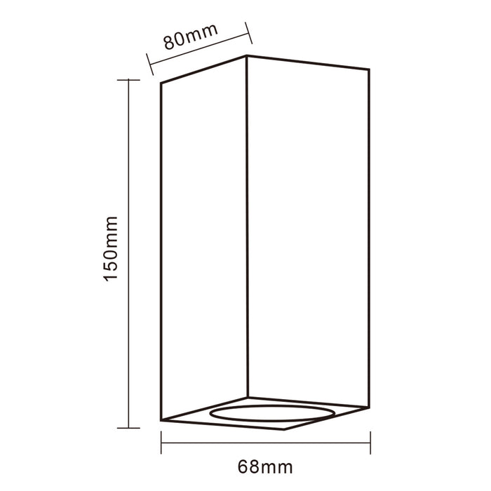 Applique da esterno GU10 ES55-G