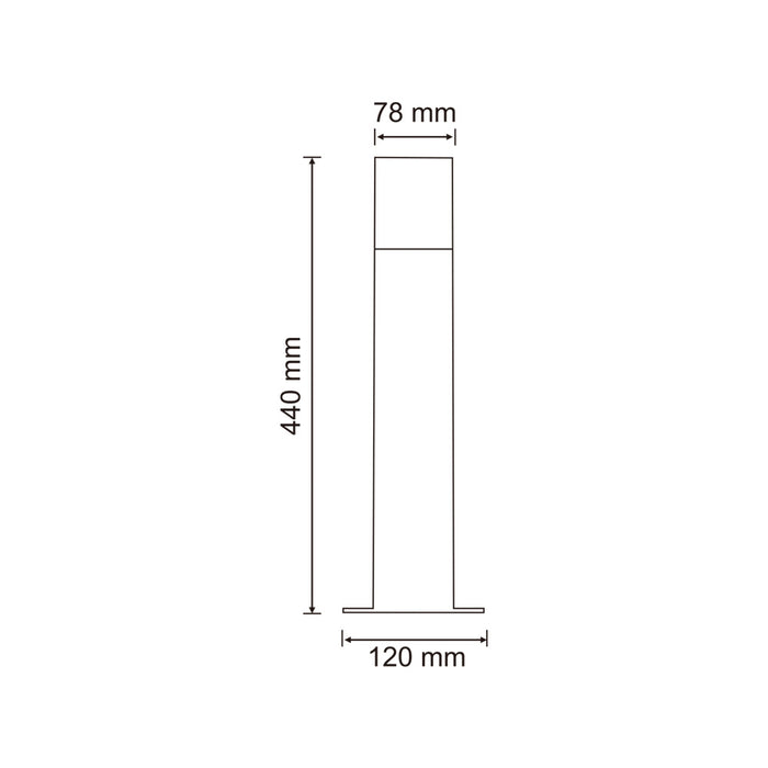 Lampione da esterno E27 B440-B