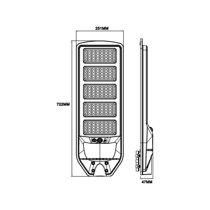 Lampione solare J02-270W-F