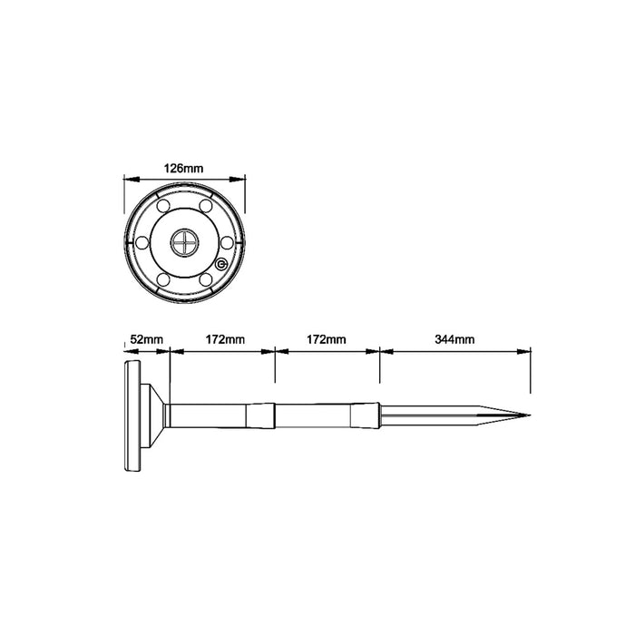 Lampione solare da giardino FY-3C